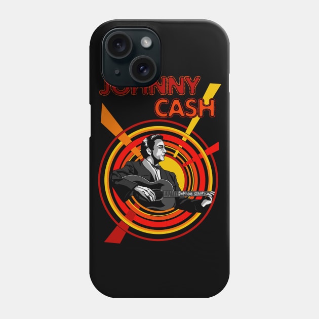 Johnny Cash Phone Case by HelenaCooper