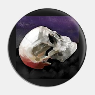 Dark Magic Haunts these Bones Pin