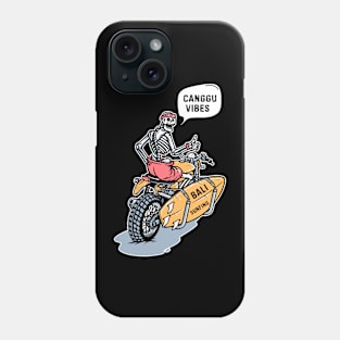 Bali Surfing Skeleton, Canggu Vibes Phone Case