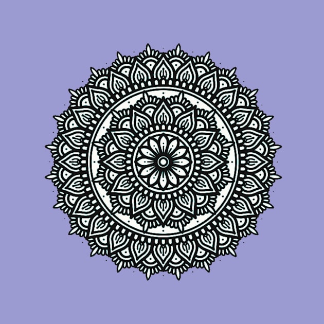 Floral mandala by Craftiliciouscraft 