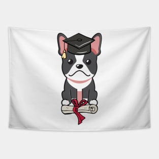 Funny dog is graduating Tapestry