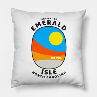 Emerald Isle, NC Summertime Vacationing Abstract Sunrise Pillow