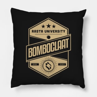 Rasta University Bomboclaat Reggae Pillow