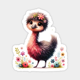 Cute Emu Bird Magnet