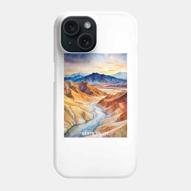 Death Valley National Park Phone Case by Surrealcoin777