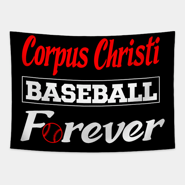 Corpus Christi Baseball Forever Tapestry by Anfrato