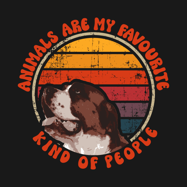 Animals are my favorite kind of people saint Bernard dog lover by HomeCoquette