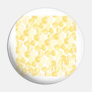 Watercolor Honeycomb | Pattern Design Pin