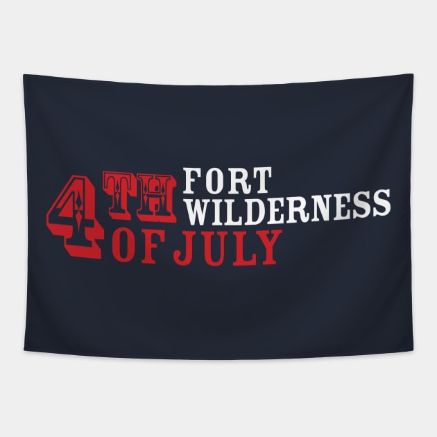 Fort Wilderness 4th of July Tapestry by Parkeit