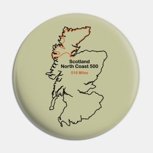 Scotland's North Coast 500 Trail Pin