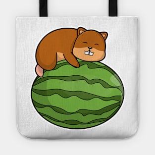 Hamster with Watermelon Tote