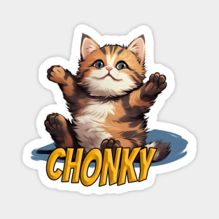 Chonky Cute Kitty Magnet