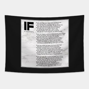 IF POEM BY RUDYARD KIPLING - IF | Poster And Other Formats | Wall Art Decor Tapestry