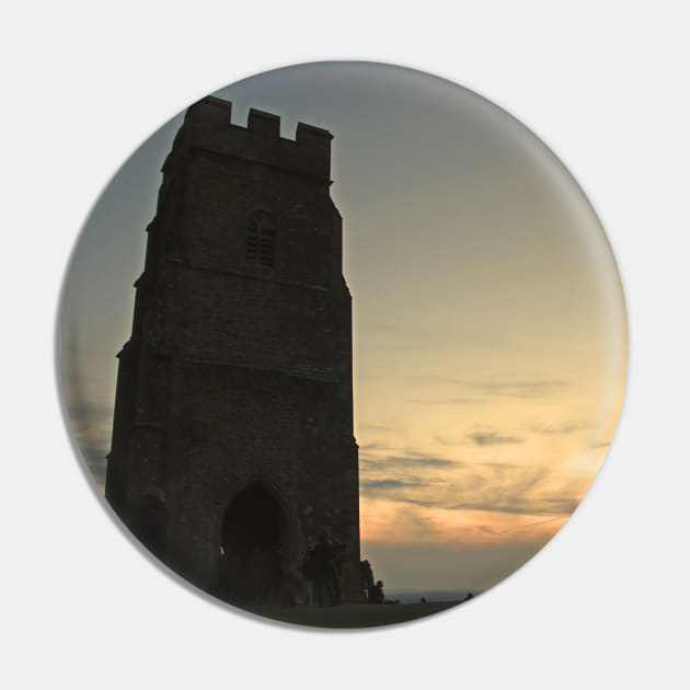 Glastonbury Tor at Sunset Pin by VHS Photography