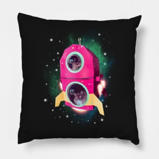 Cat In Space Pillow