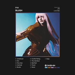 PVA - BLUSH Tracklist Album T-Shirt