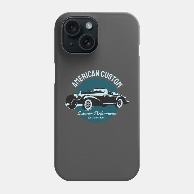 American Vintage Cars Phone Case by Kingdom Arts and Designs