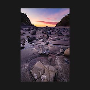 Sunset at a Rocky Beach T-Shirt