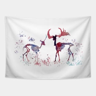 Deer skeletons Tapestry