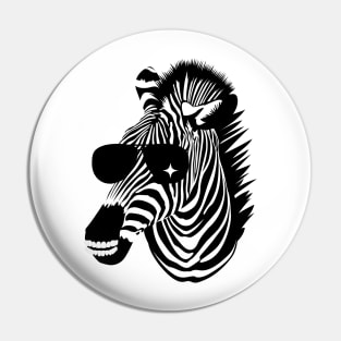 cool zebra Pin