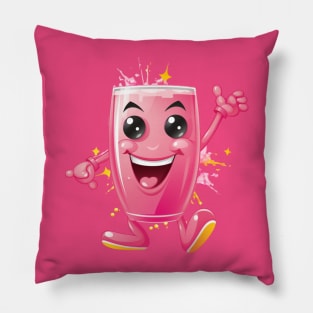 Soft drink cute T-Shirt cute giril Pillow