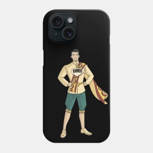 Khmer Cambodian Hero in Traditional Clothing Phone Case