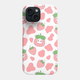 Kaiwaii Strawberry Cow Phone Case