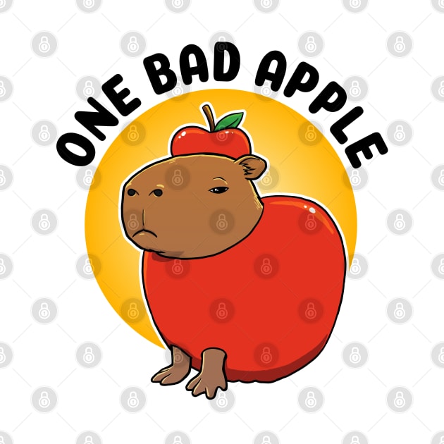 One bad apple Capybara by capydays