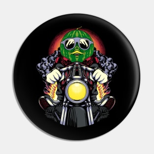 WATERMELON BIKER Pin