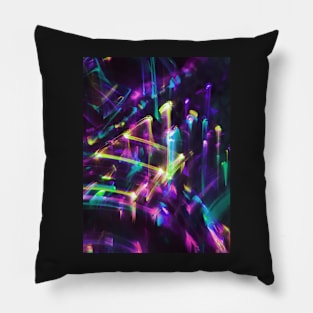 Glitchy Abstract no.132555 Pillow