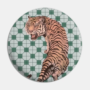 Hong Kong Funky Nostalgic Tiger - Animal Lover Pin