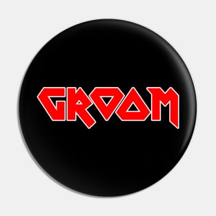 Metal Groom Pin