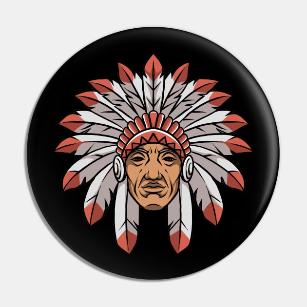 Native American Pin by fromherotozero
