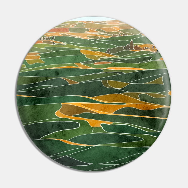 Rolling Hills Pin by Roguish Design