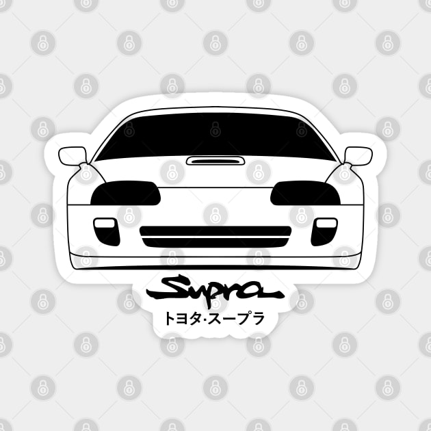 Toyota Supra 2JZ GTE JDM Car Magnet by petrolhead