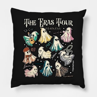 The Eras Tour My Horror Eras Funny Ghost Halloween Pillow