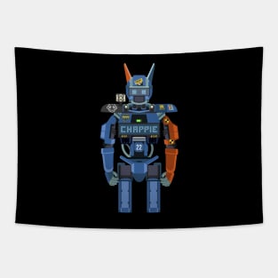 Chappie flat fanart Tapestry