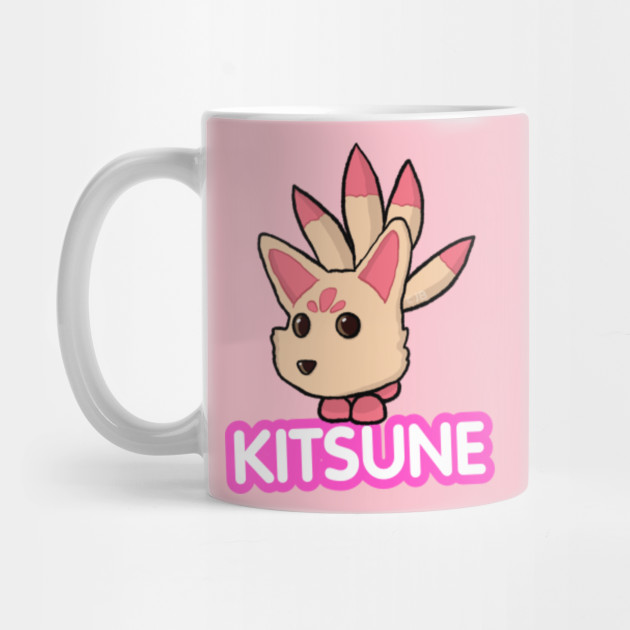 Kitsune Cartoon Roblox Mug Teepublic - roblox oof travel mug