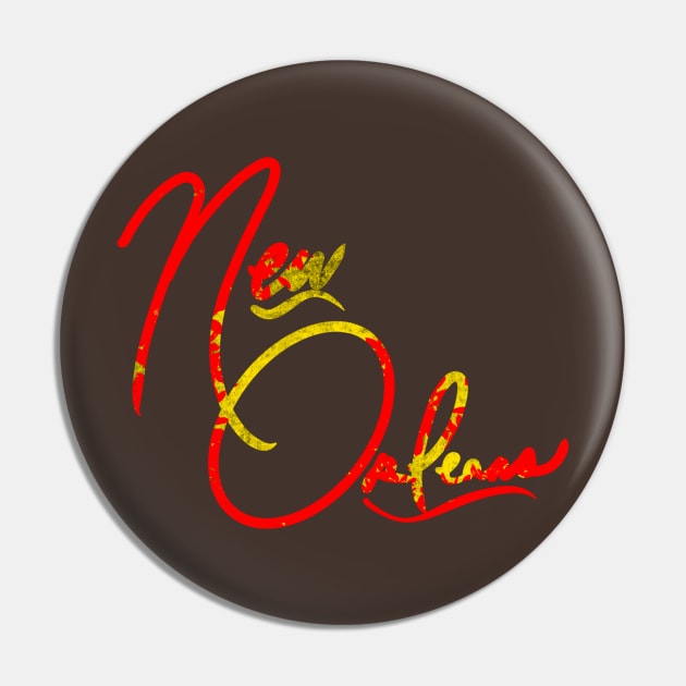 New Orleans Abstract Pin by Stephanie Kennedy 