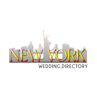 New York Wedding Directory Logo (Lt) T-Shirt