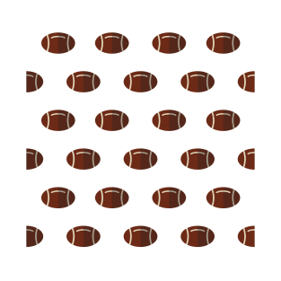 American Football Sports Seamless Pattern T-Shirt