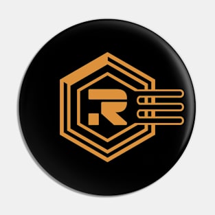 Recognizer- Orange Lines Pin