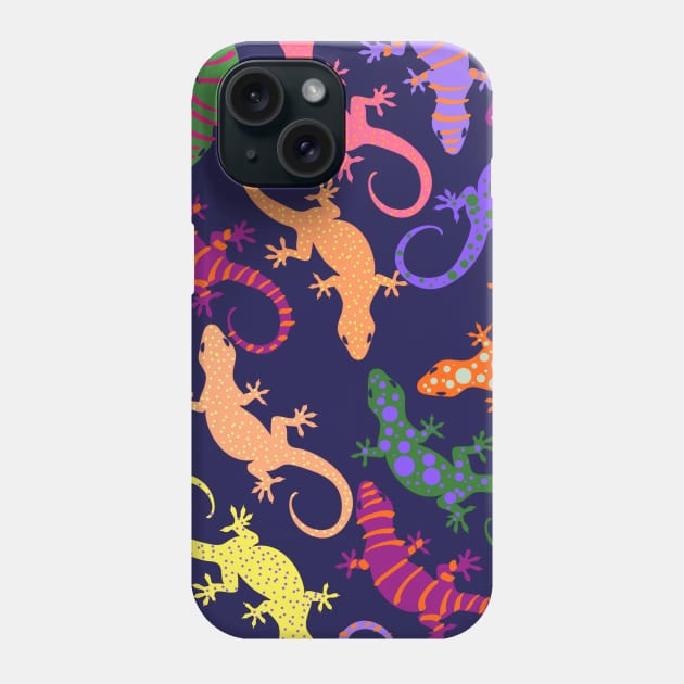 Cute Cartoon Lizard Kids Pattern Seamless Phone Case by MichelMM