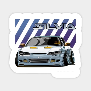 S15 silvia stance illustration Magnet