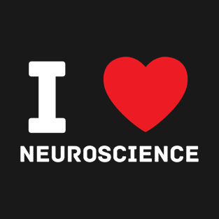 I Love Heart Neuroscience Neurologist T-Shirt