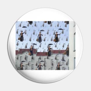 Magritte Poppins Pin