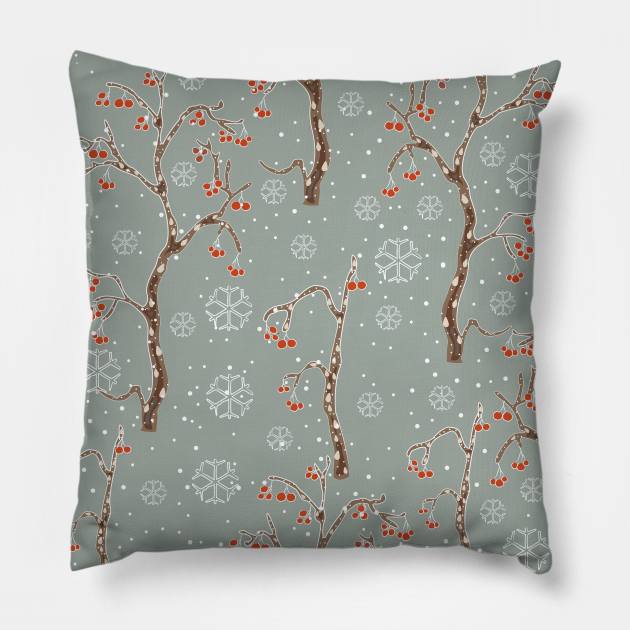 Tree Pattern Pillow by Kristina Stellar Scandinavian Land