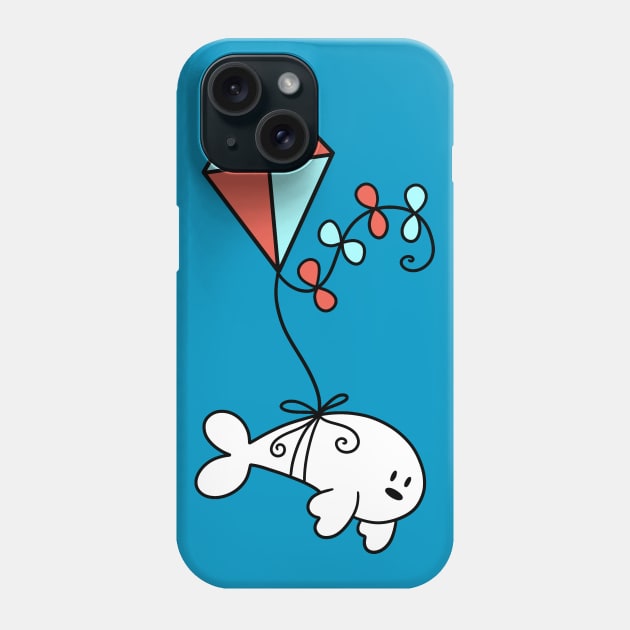 Kite Baby Harp Seal Phone Case by saradaboru