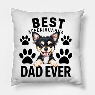 Best Affenhuahua Ever Funny Quote Vintage Dad Pillow