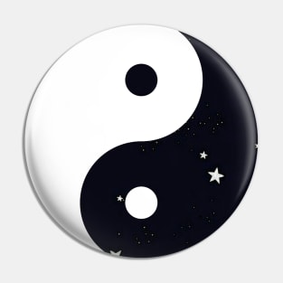 Starry Yin Yang Pin